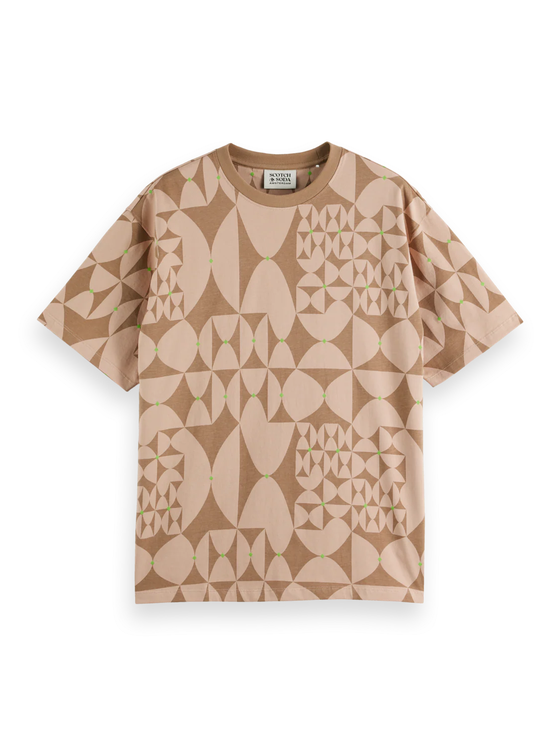 Diamond Print Relaxed Fit T-Shirt - Image 5