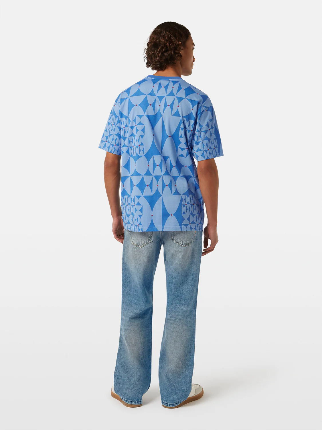 Diamond Print Relaxed Fit T-Shirt - Image 4