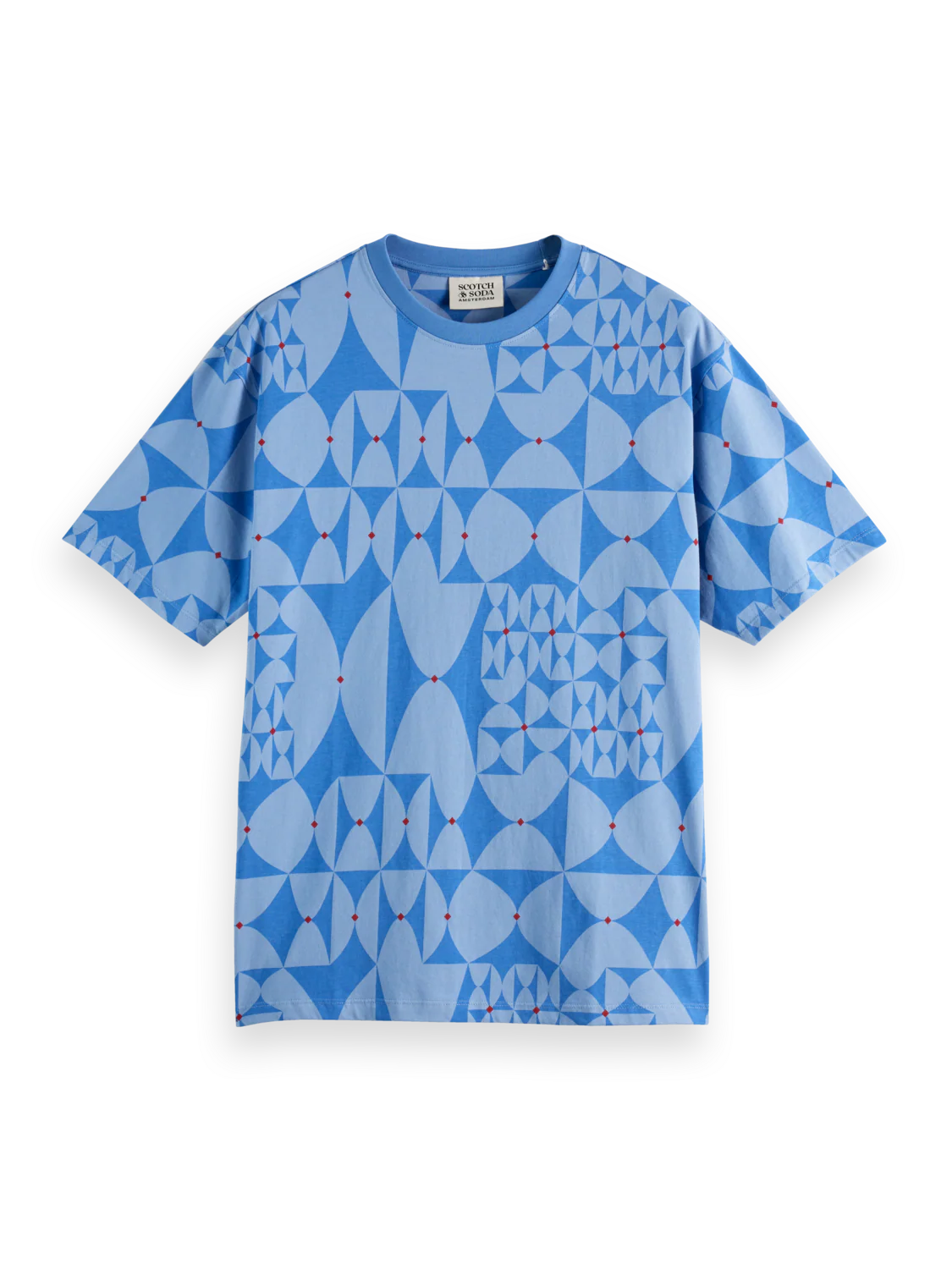 Diamond Print Relaxed Fit T-Shirt - Image 6