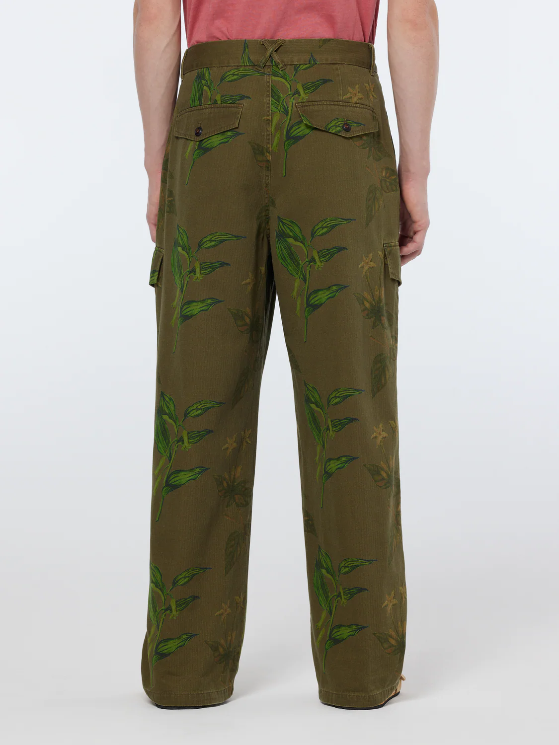 Daze Structured Printed Wide Fit Cargo Pant - Image 5