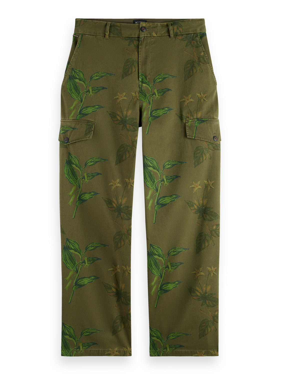 Daze Structured Printed Wide Fit Cargo Pant - Image 7