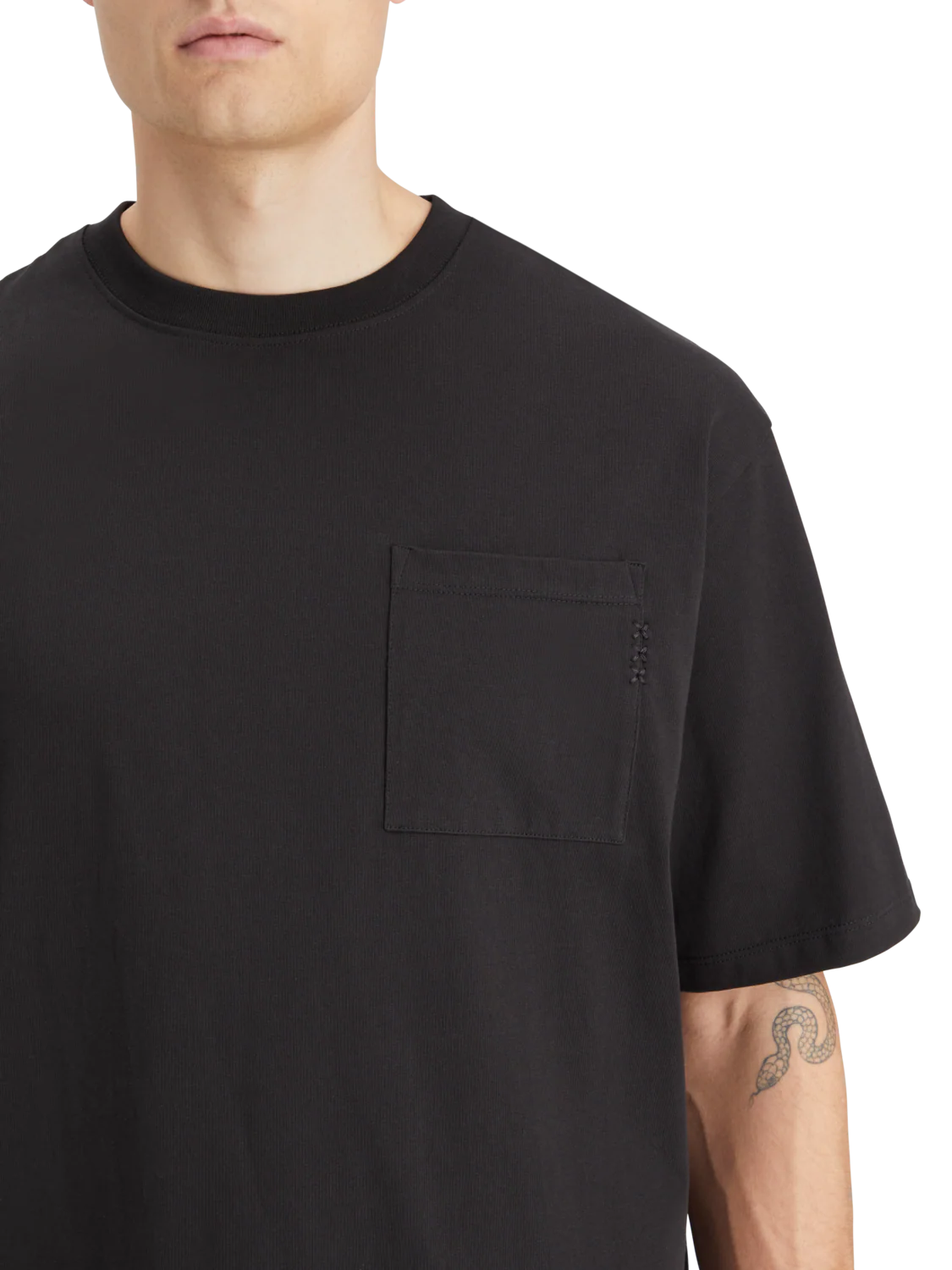 Essentials — Loose-Fit Front Pocket T-Shirt - Image 4