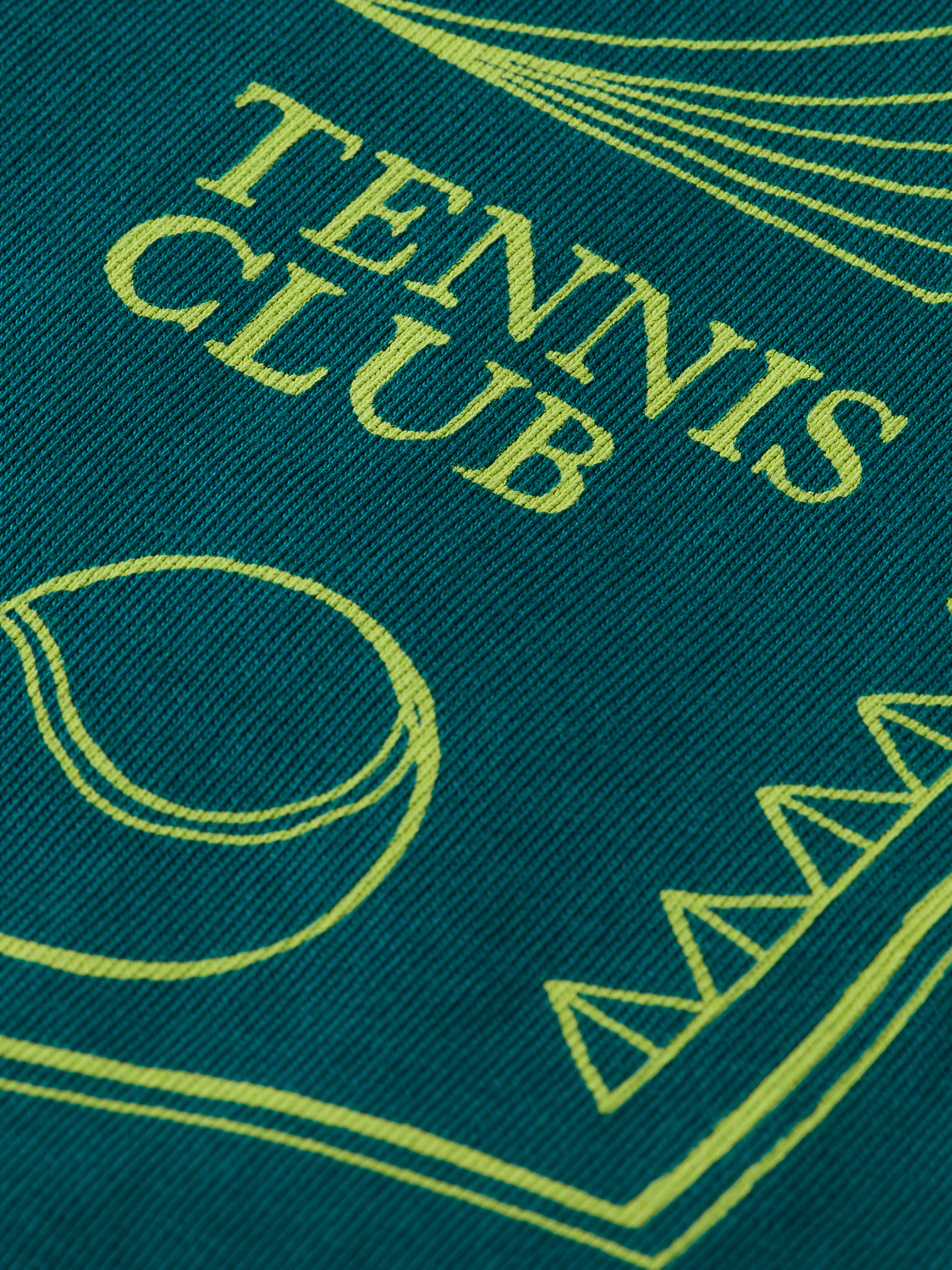 Tennis Club Artwork Relaxed Fit T-Shirt - Image 3