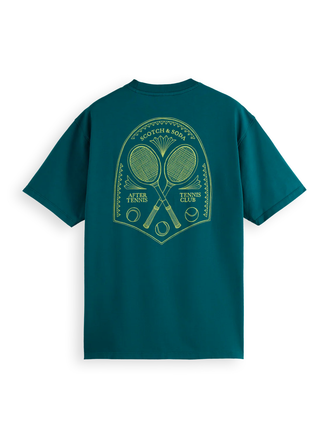 Tennis Club Artwork Relaxed Fit T-Shirt - Image 6