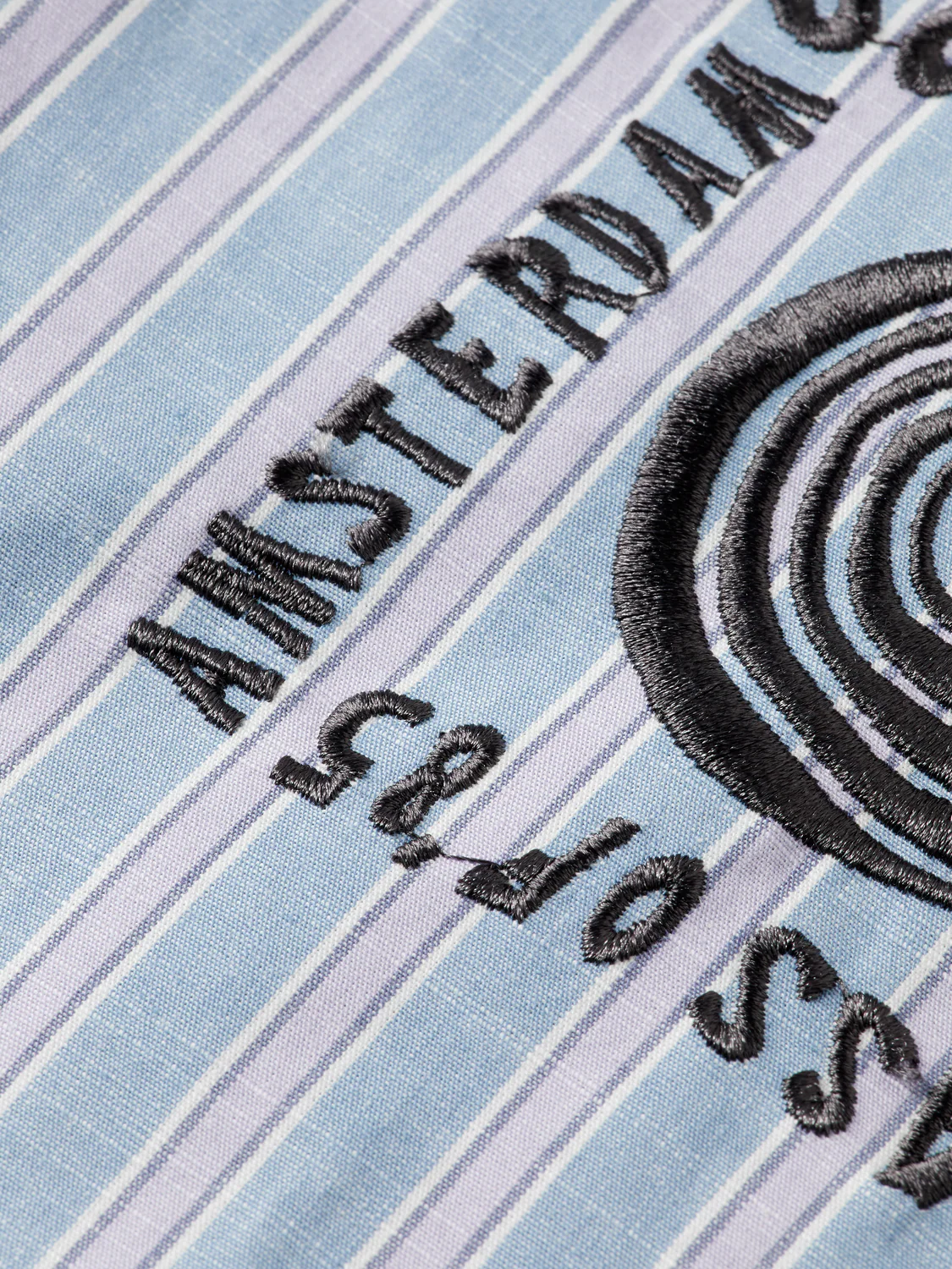 Graphic Patchwork Striped Oxford - Image 3