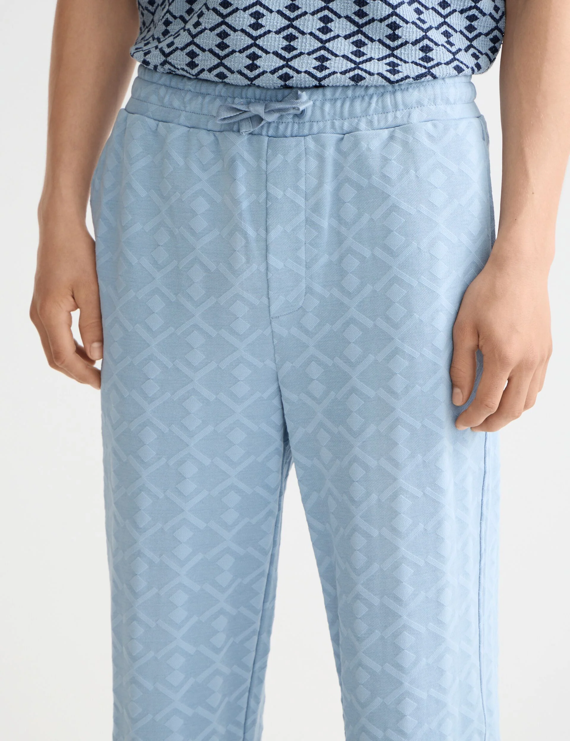 Jacquard Terry Sweatpants - Image 4