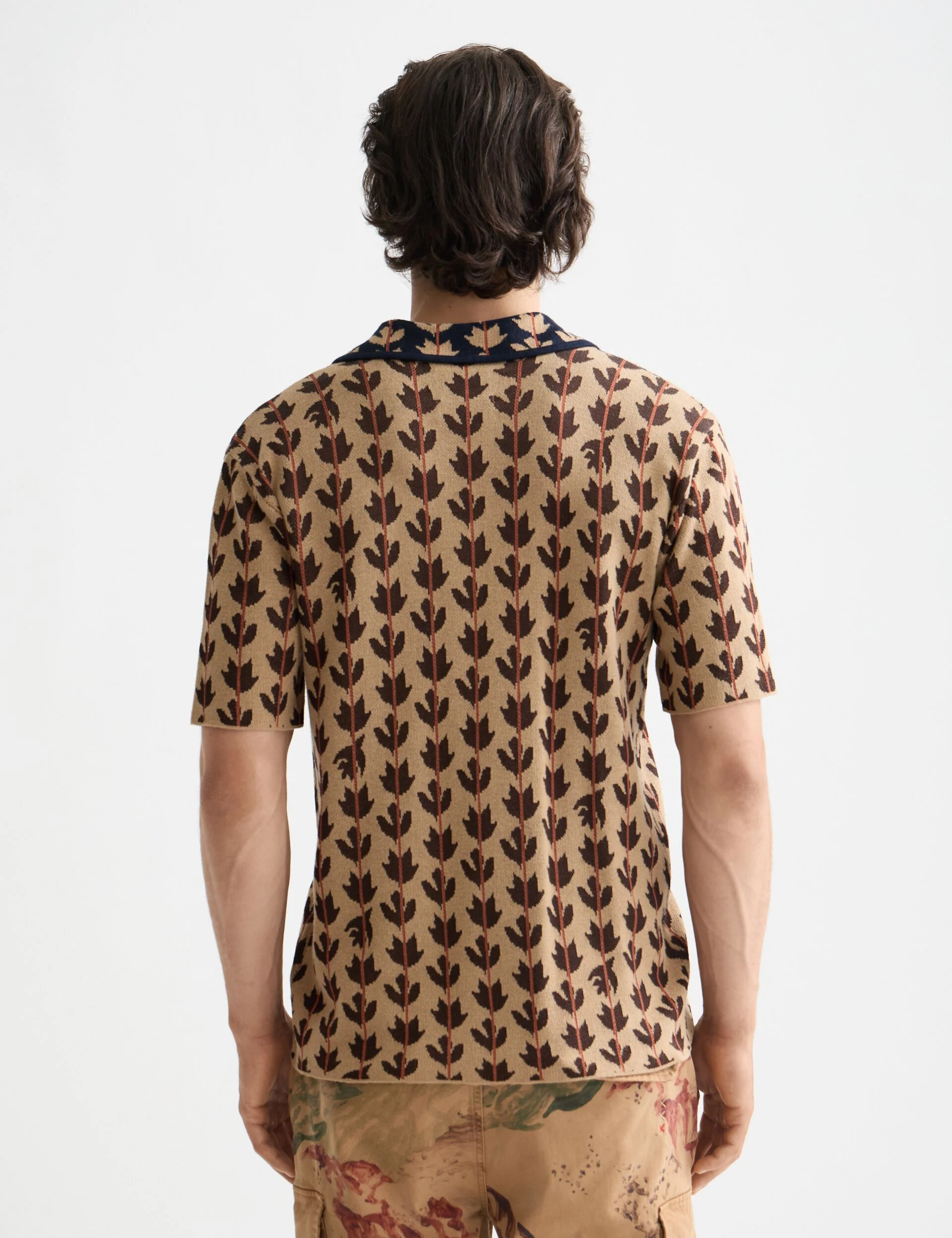 Knitted short sleeve shirt - Image 3