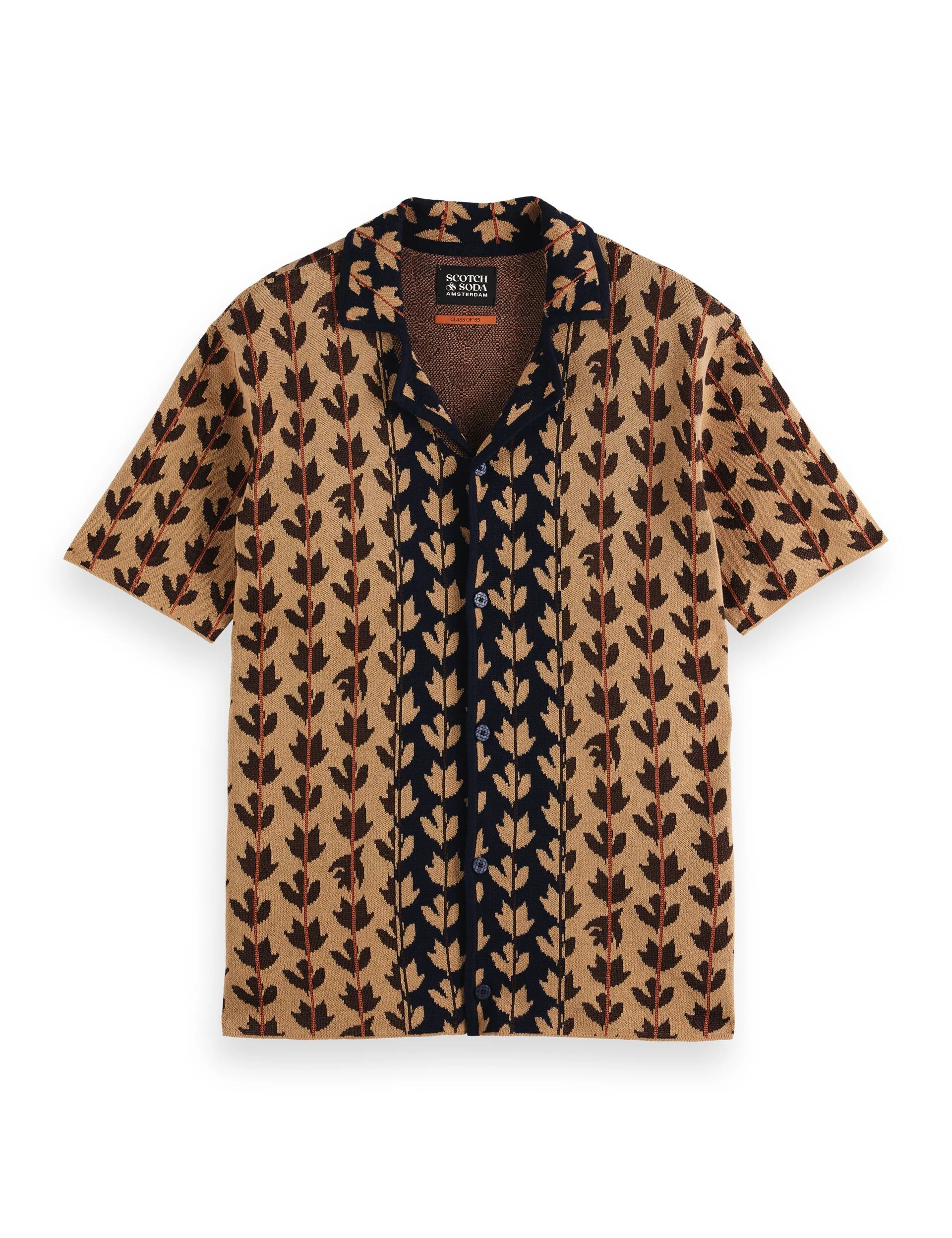 Knitted short sleeve shirt - Image 5