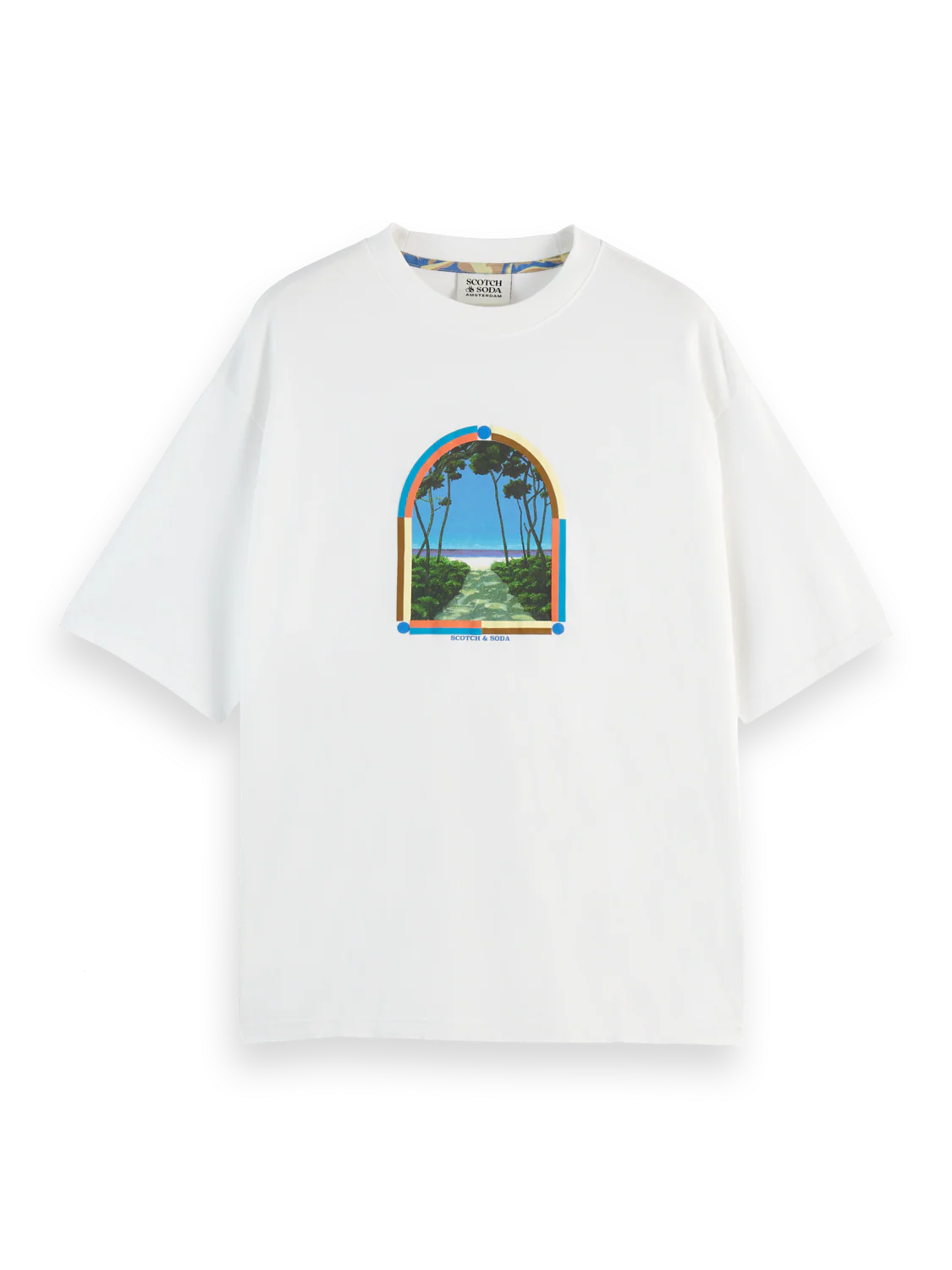 Loose Fit Printed Artwork T-Shirt - Image 5