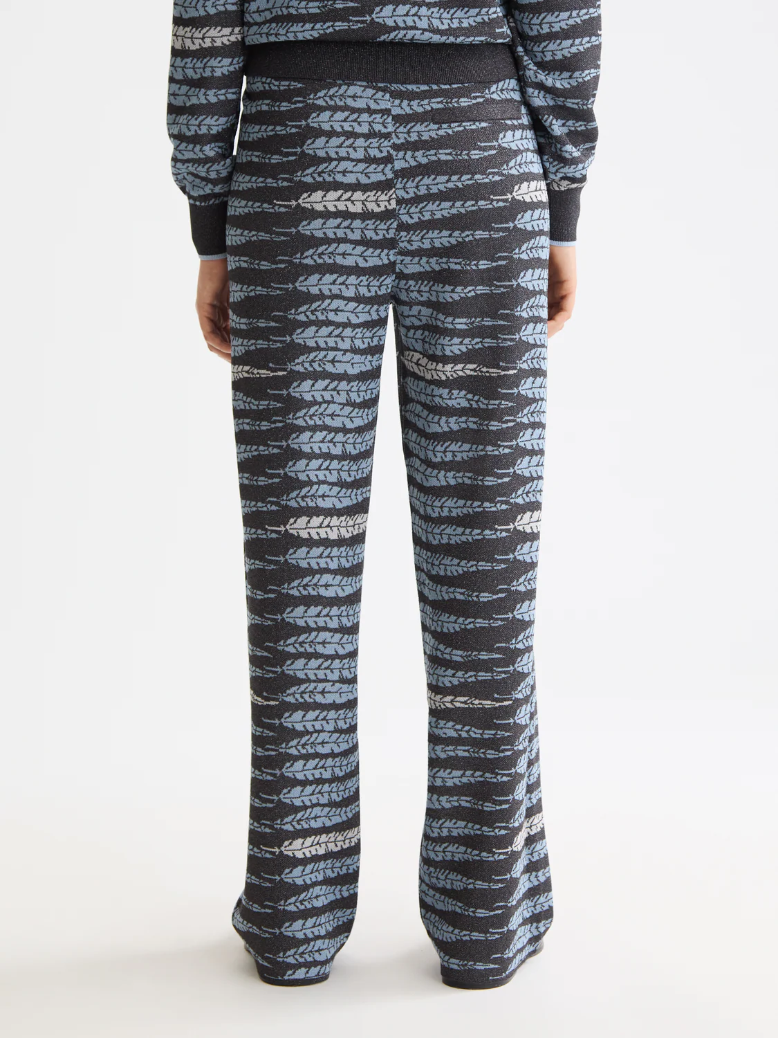 Lurex Jacquard Trousers - Image 3