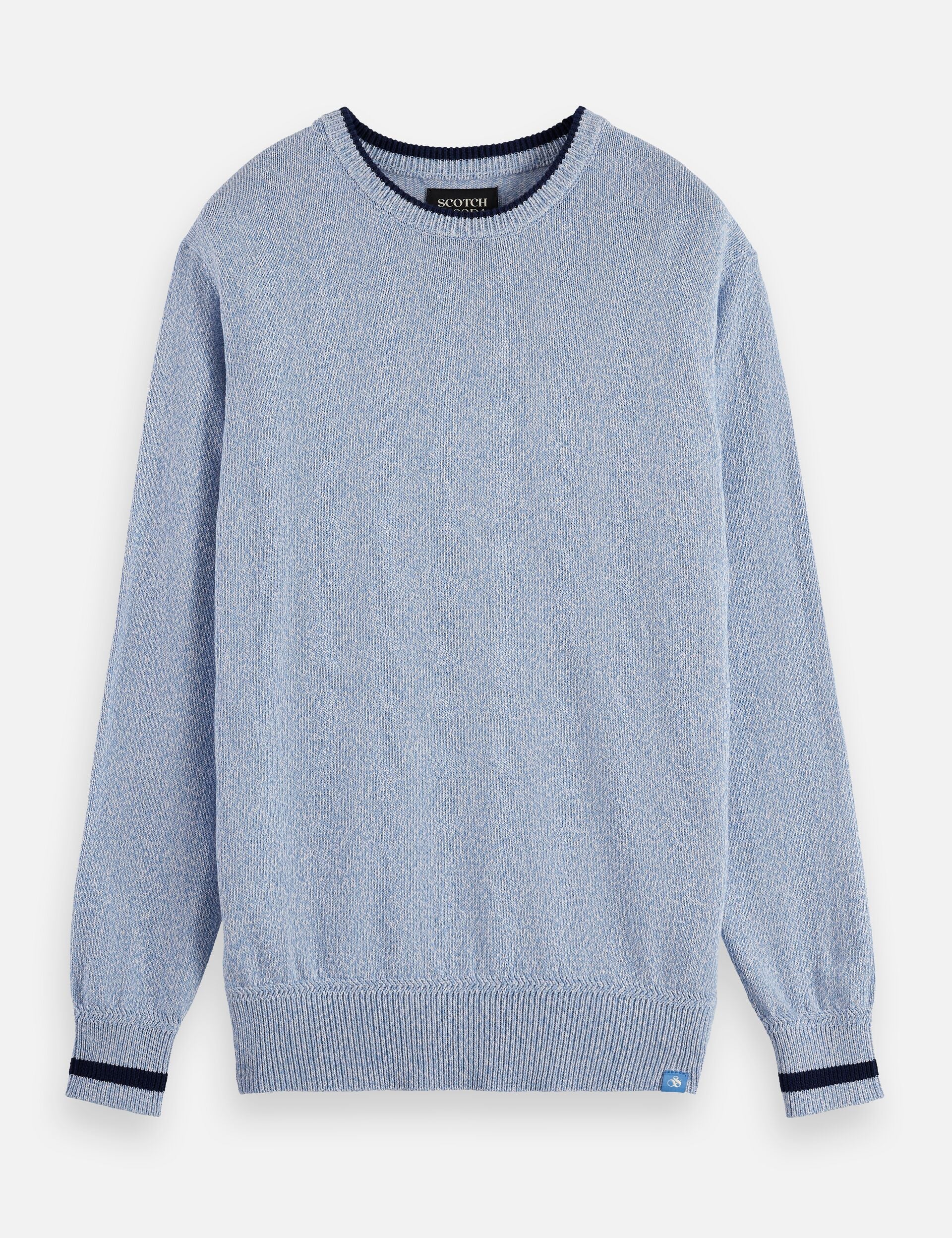 Melange regular fit crew neck - Image 5