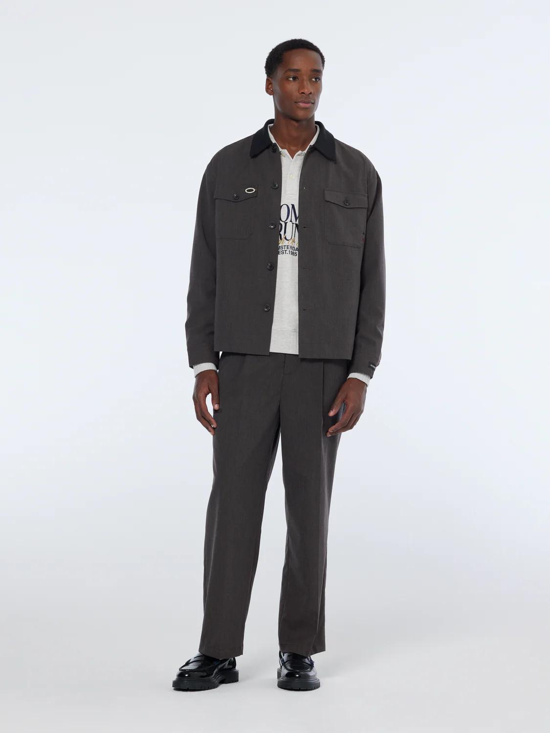 Melange Shirt Jacket - Image 3