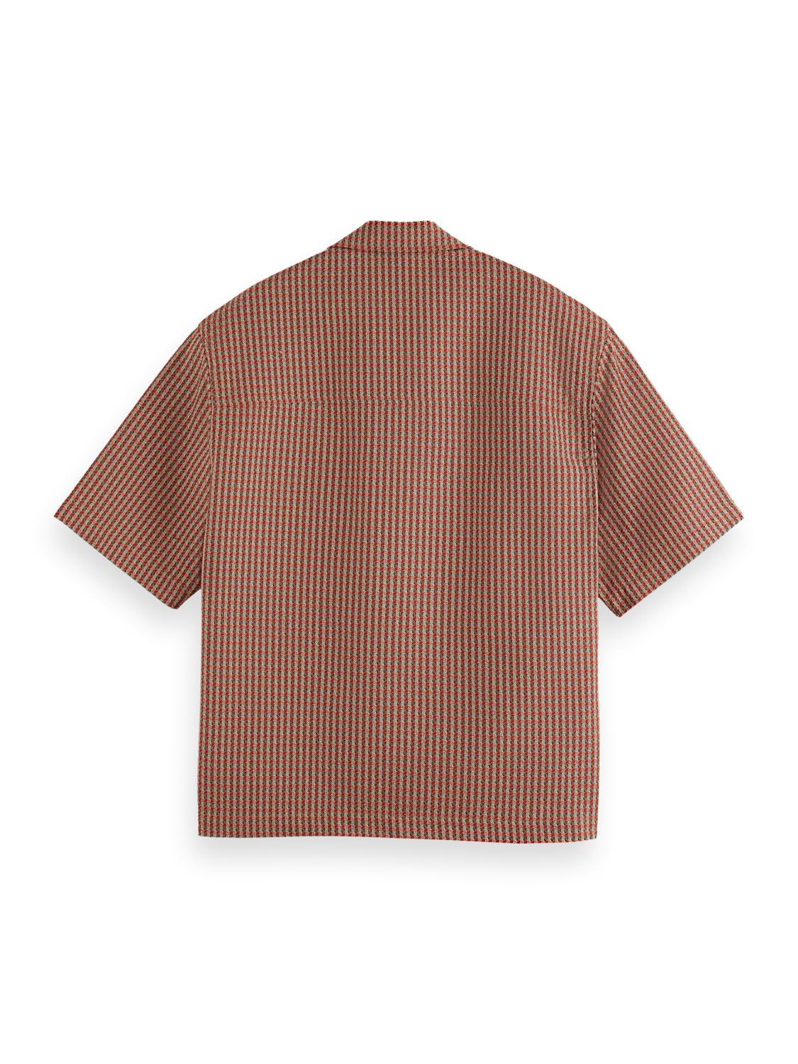 Micro Geo Print Short-Sleeved Shirt - Image 7