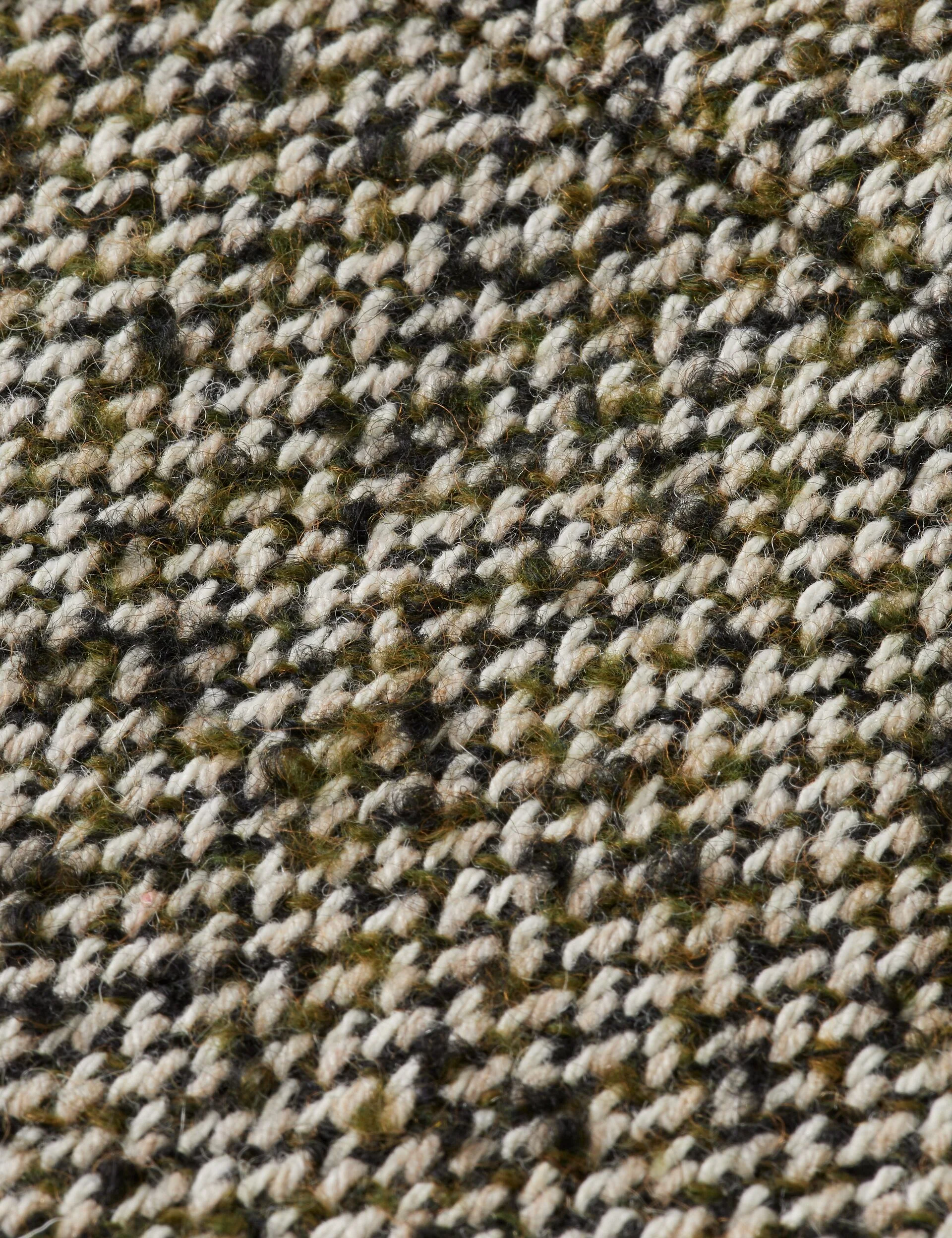 Multicoloured tweed wool-blend overshirt - Image 7
