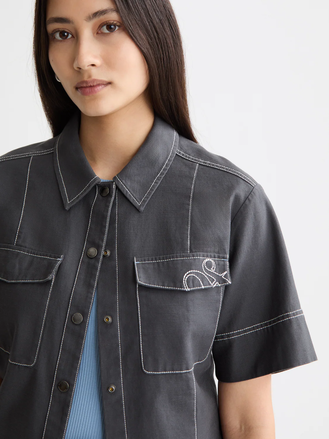 Patch Pocket Short Sleeve Shirt - Image 4