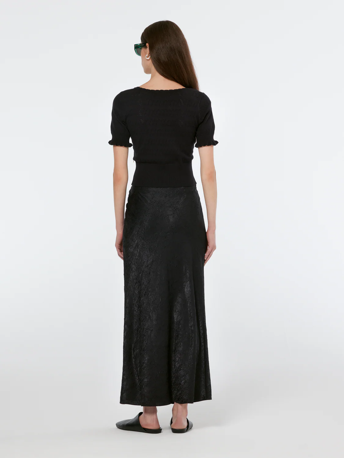 Pointelle Stitch Knit Top - Image 4