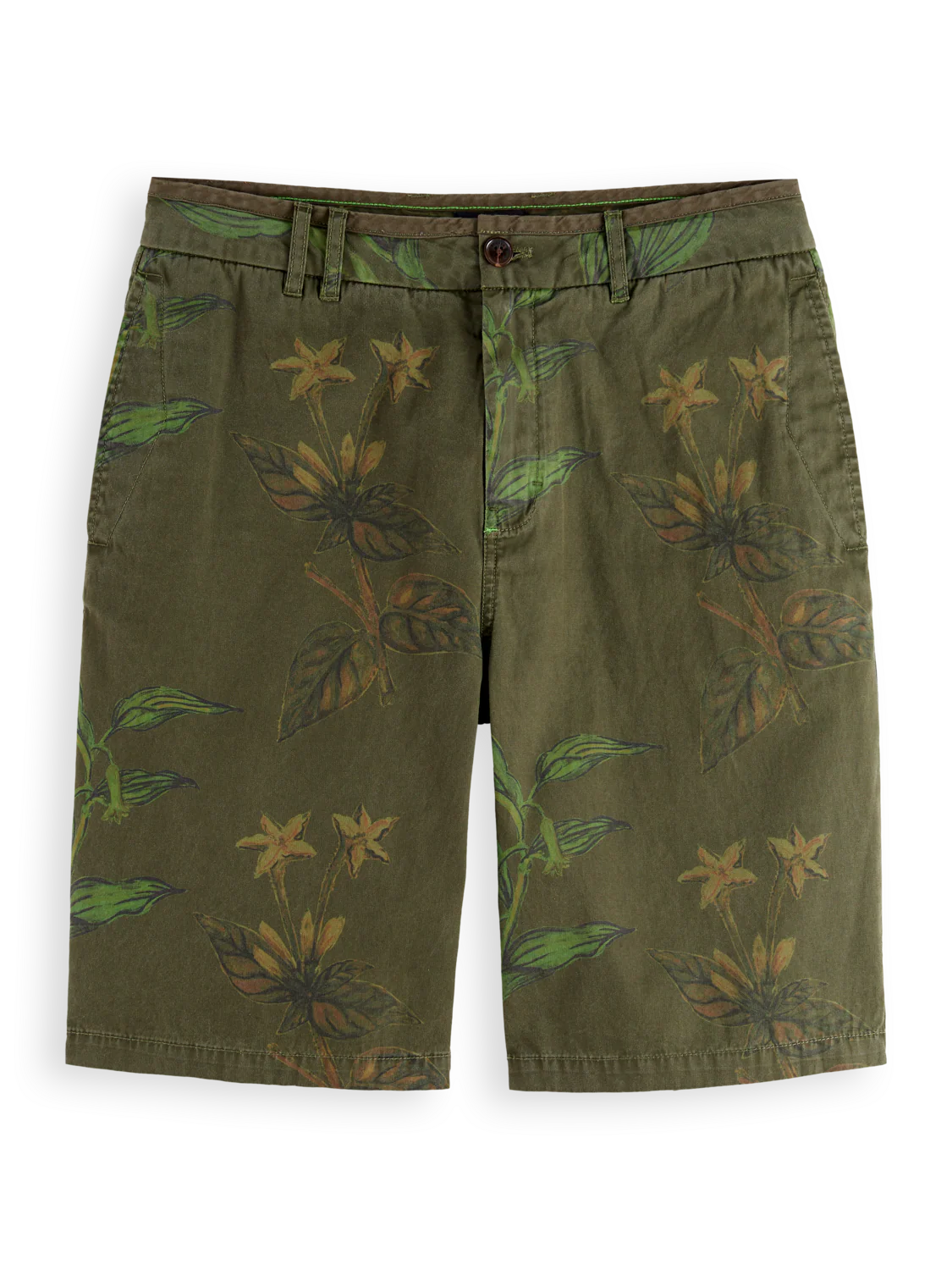 Printed Cotton Relaxed Fit Short - Image 4