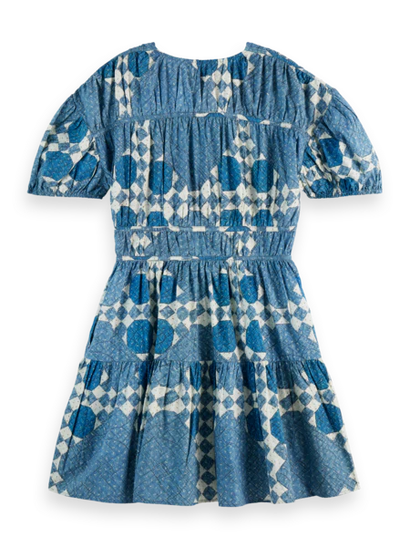 Quilted Gathered Mini Dress - Image 5