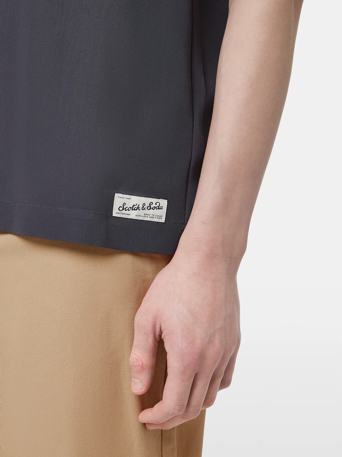 Regular-Fit Sateen Short Sleeve Shirt - Image 4