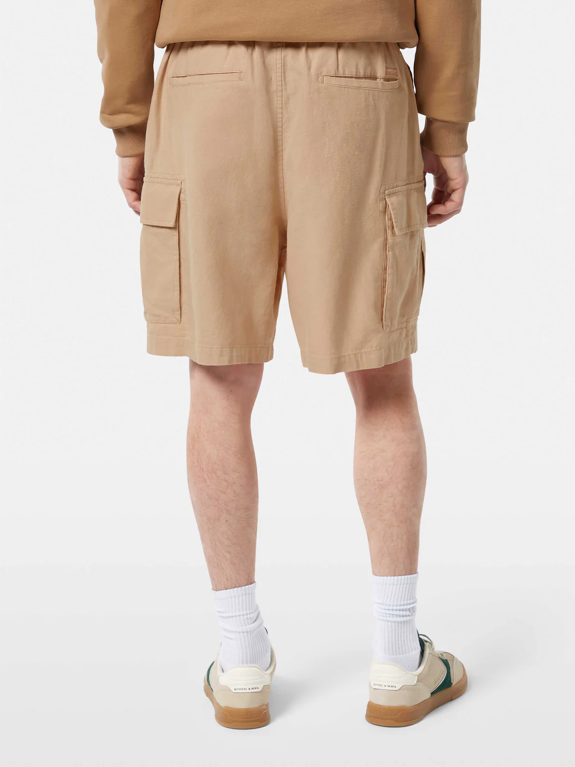 Relaxed-Fit Cotton-Linen Cargo Short - Image 3