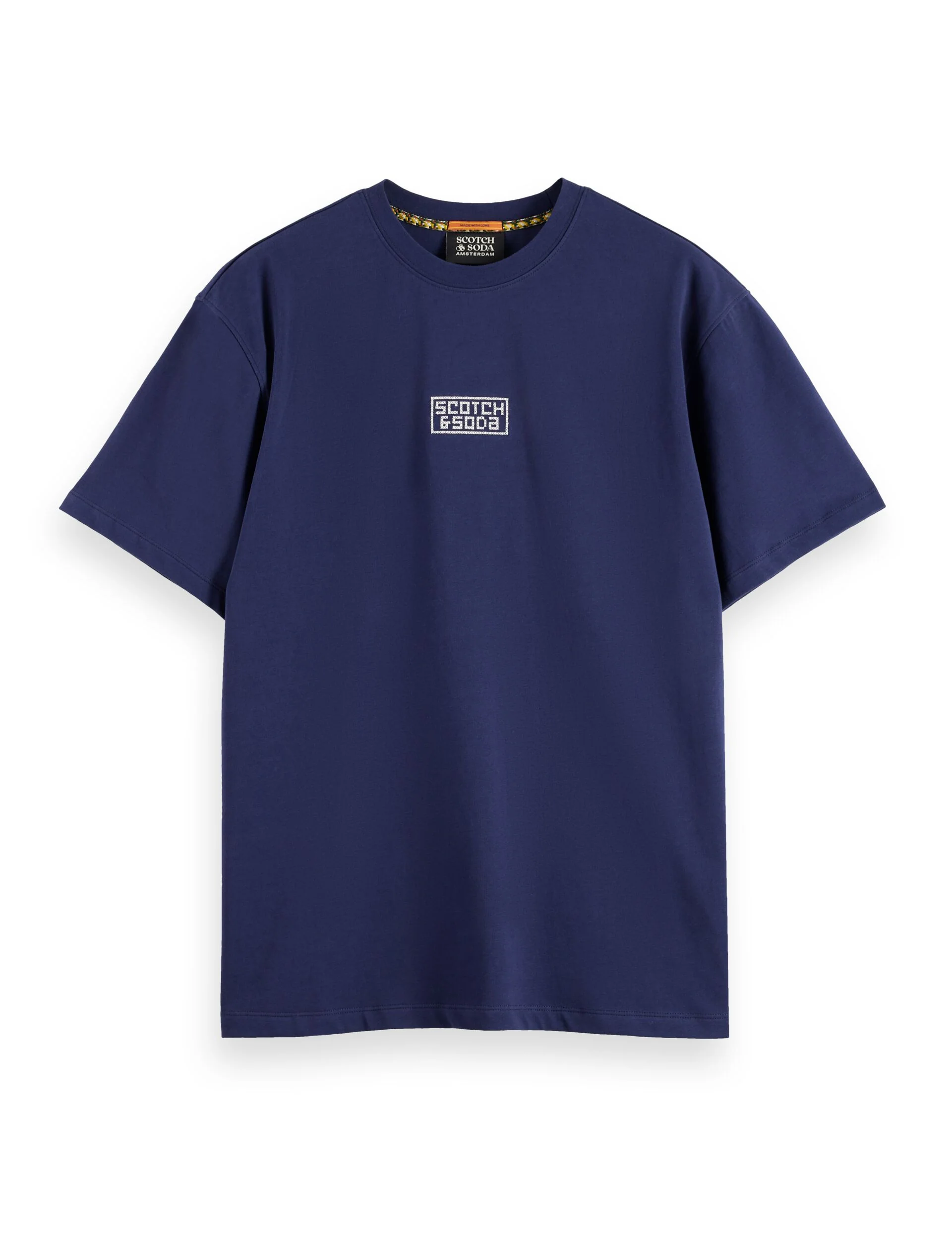 Relaxed Fit Cross-stitch Artwork T-shirt - Image 5