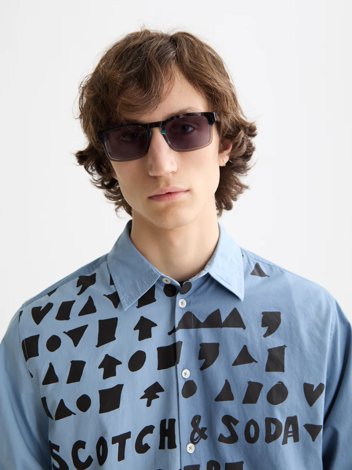 Relaxed-Fit Letters Poplin Shirt - Image 4