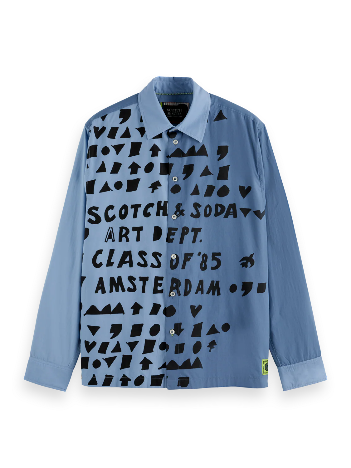 Relaxed-Fit Letters Poplin Shirt - Image 5