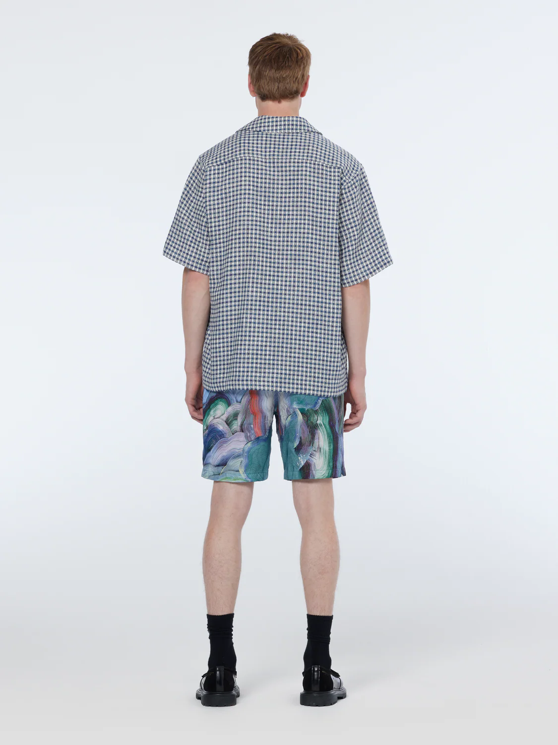 Jacquard Relaxed Fit Short Sleeve Shirt - Image 4