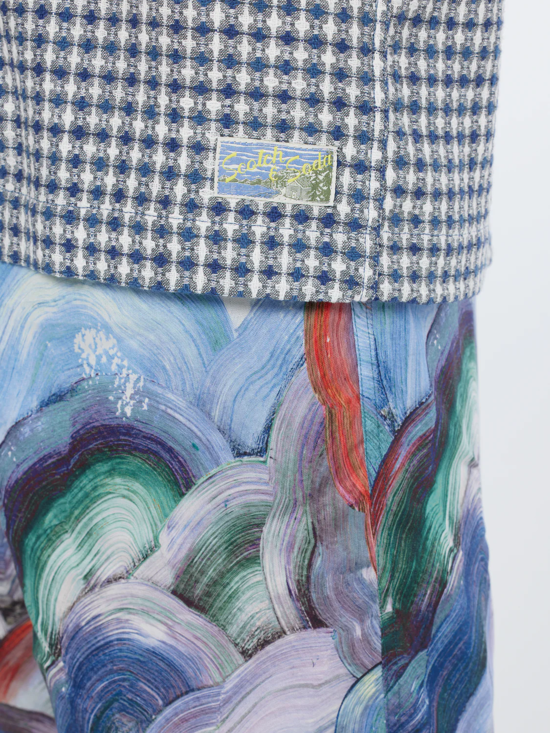 Jacquard Relaxed Fit Short Sleeve Shirt - Image 5