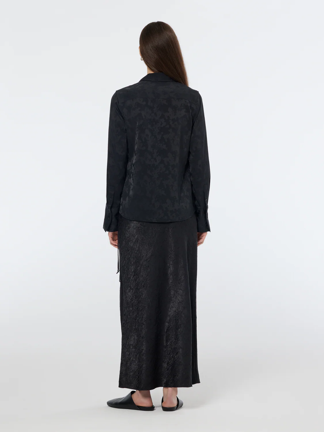 Satin Jacquard Shirt - Image 4