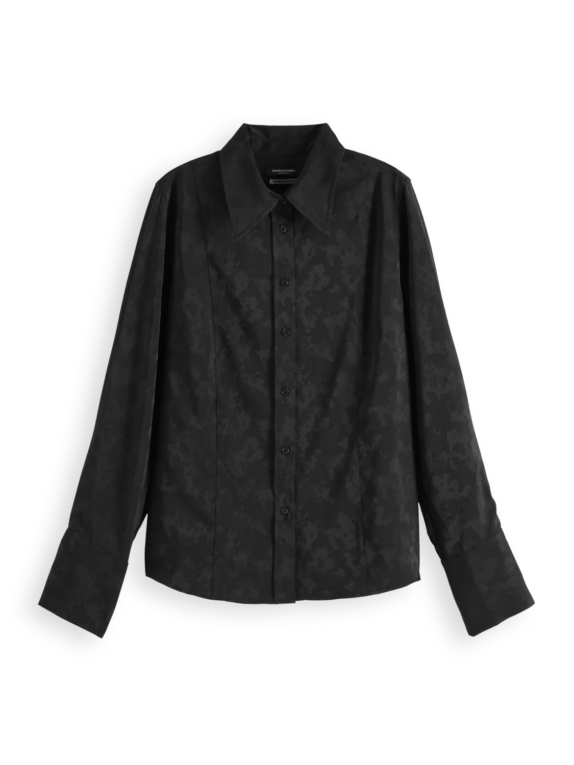 Satin Jacquard Shirt - Image 5