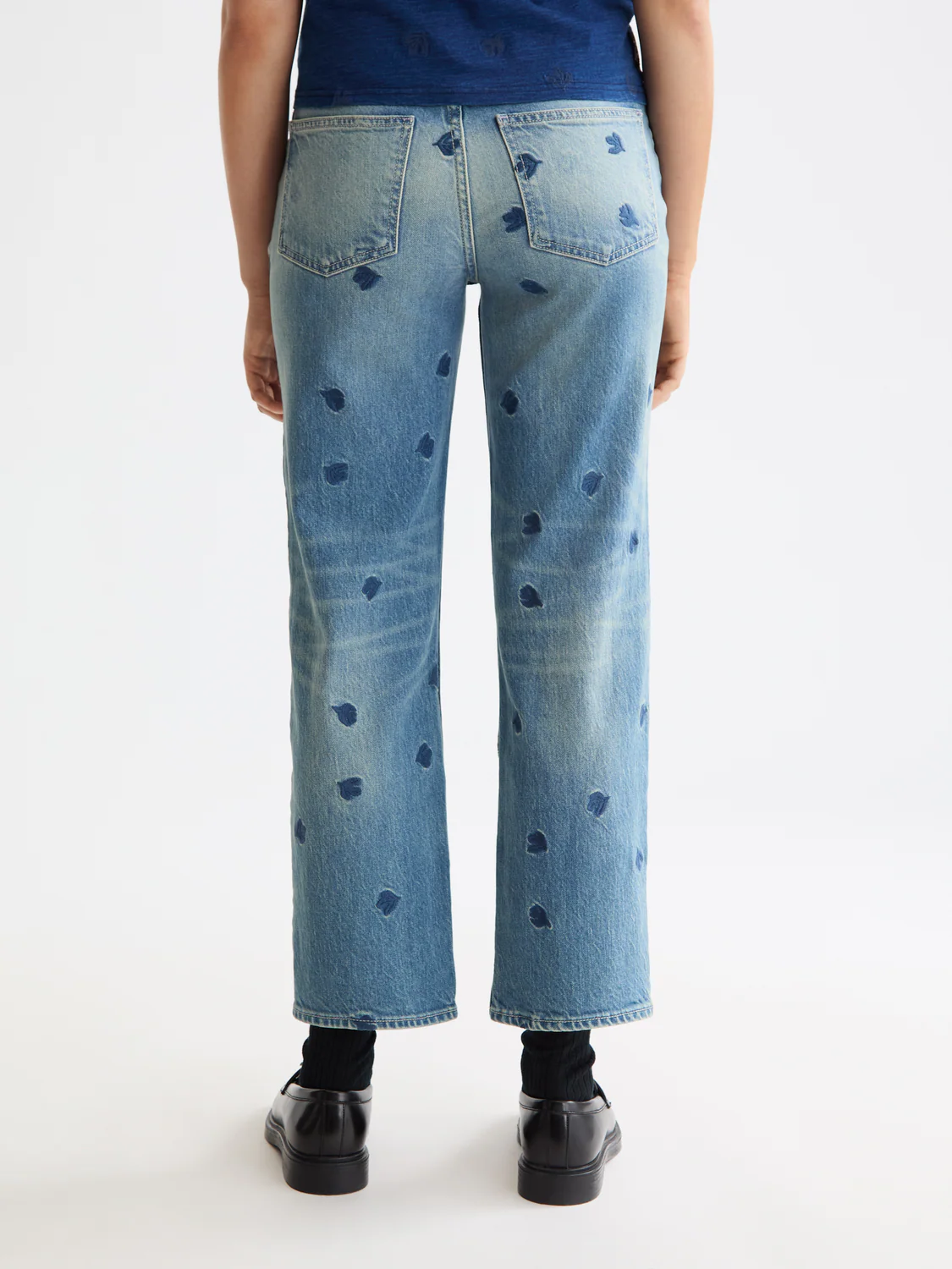 Sky Straight Jeans — Falling Leaves - Image 3