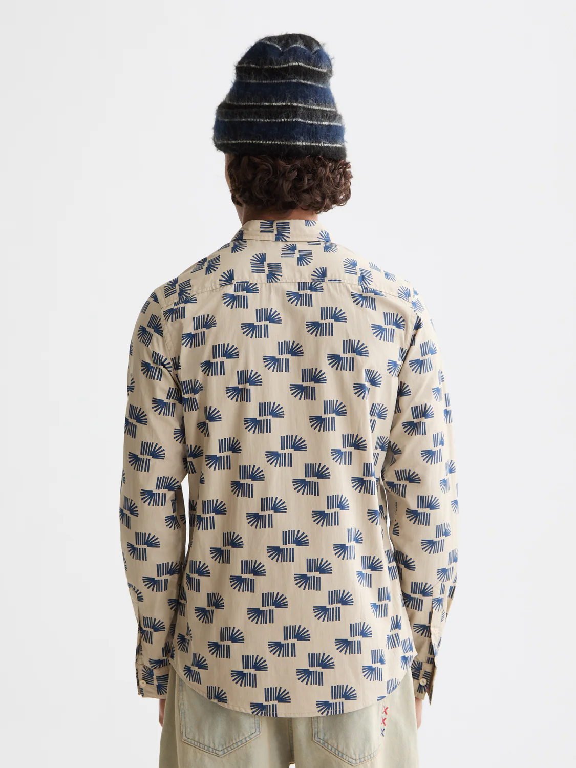 Slim-Fit Micro All-Over Printed Shirt - Image 5