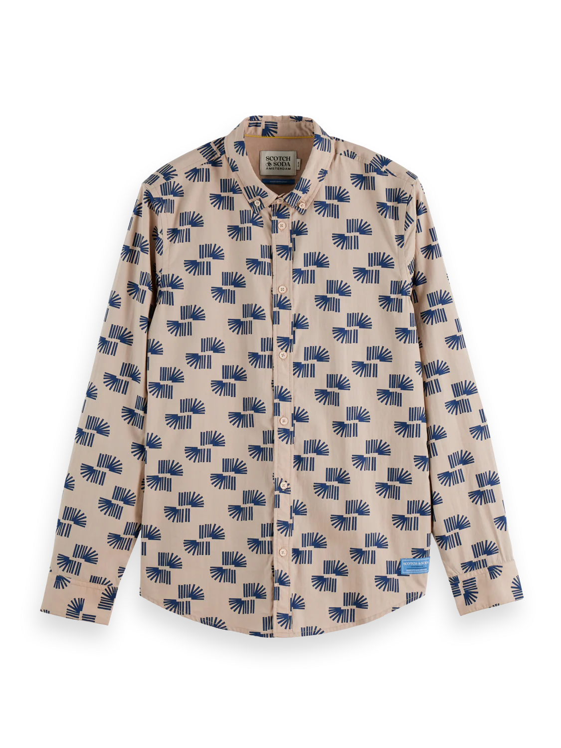 Slim-Fit Micro All-Over Printed Shirt - Image 6