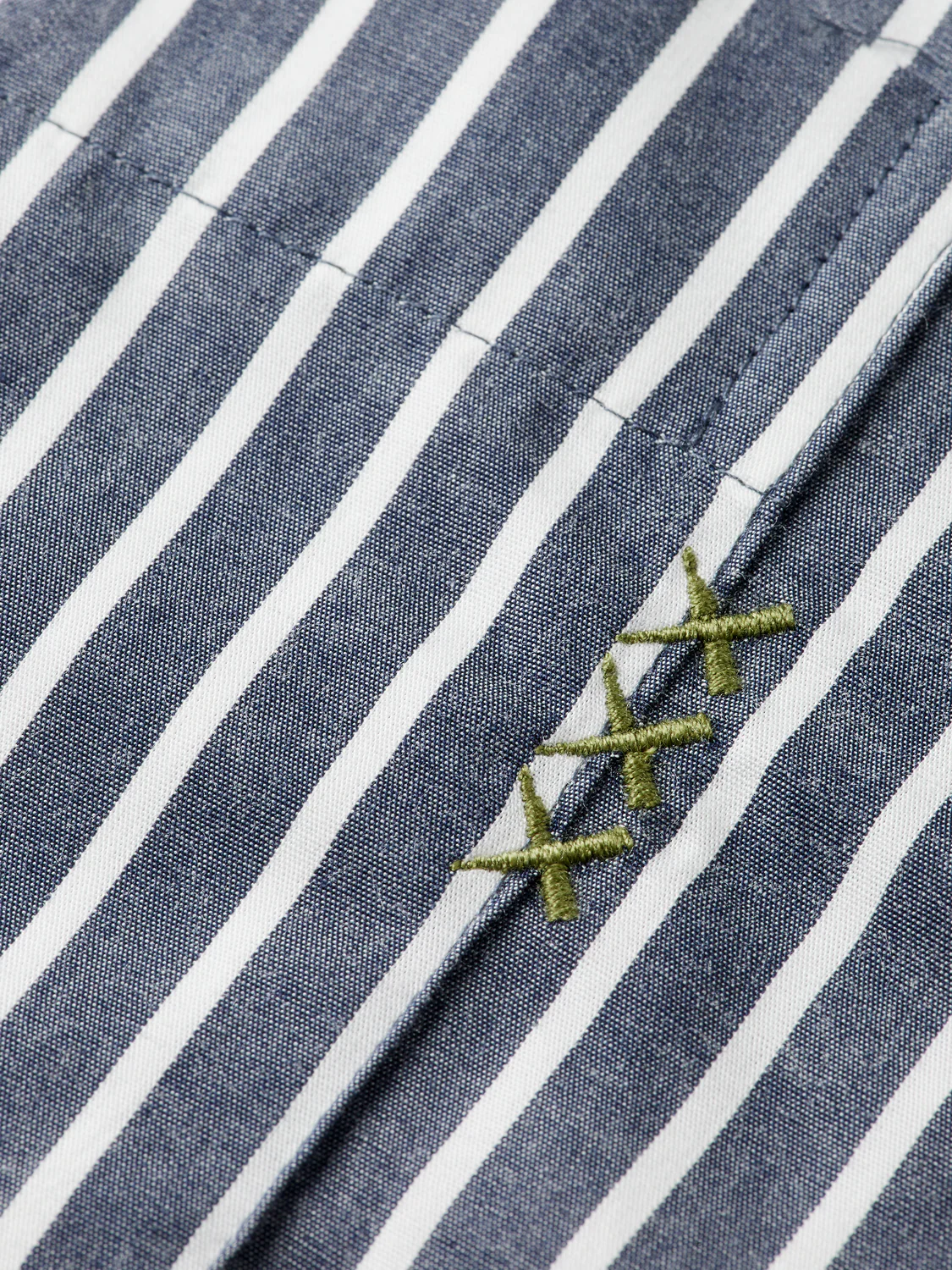 Striped Relaxed-Fit Poplin Shirt - Image 5