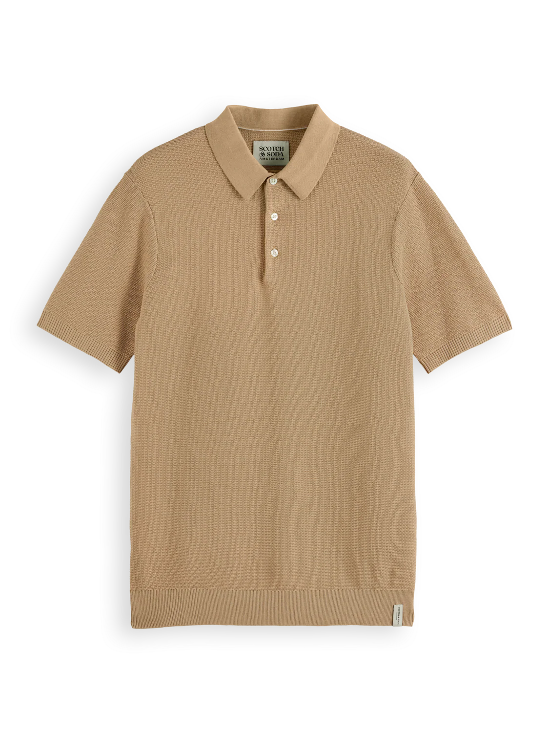 Structured Knit Polo - Image 4