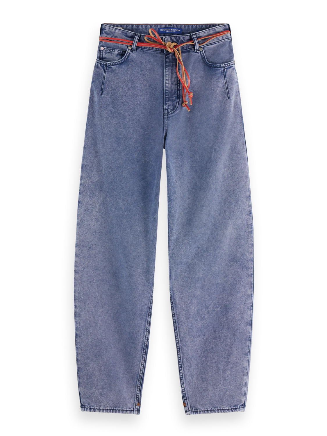 The Tide Longer Inseam Balloon Jeans In Mountain Dyed Canvas - Image 5
