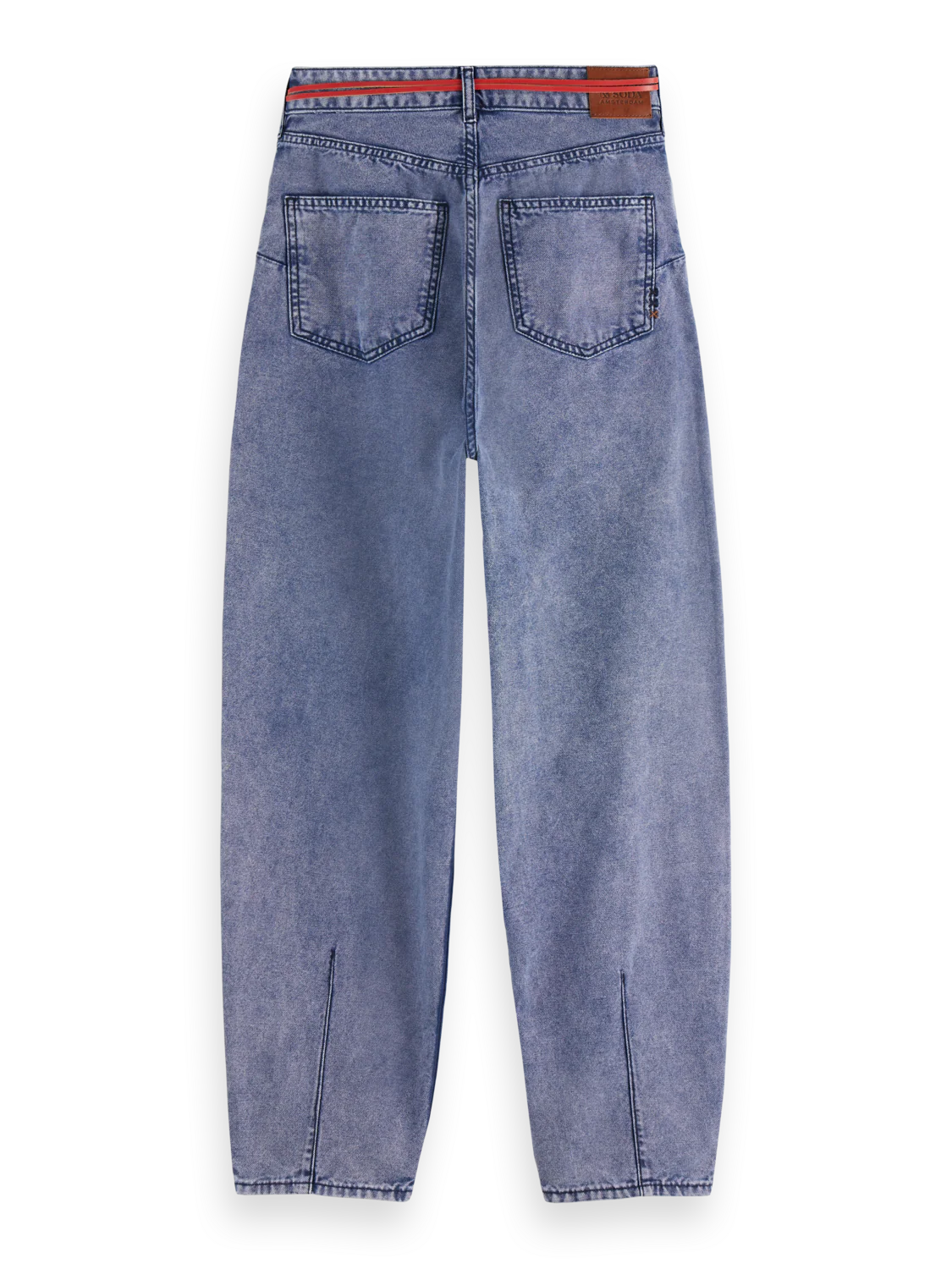 The Tide Longer Inseam Balloon Jeans In Mountain Dyed Canvas - Image 6