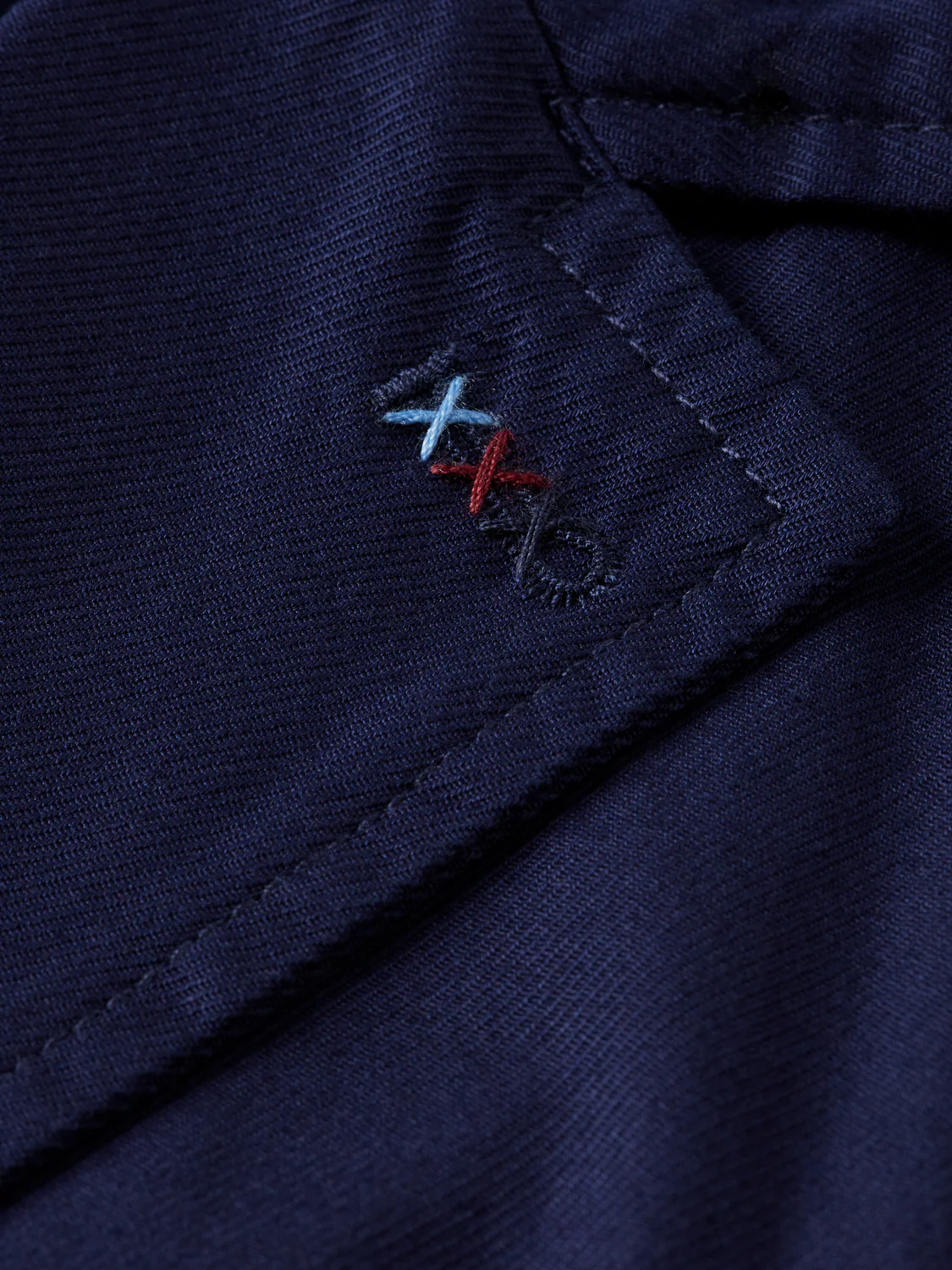 Relaxed Fit Unconstructed Cotton Twill Blazer - Image 3