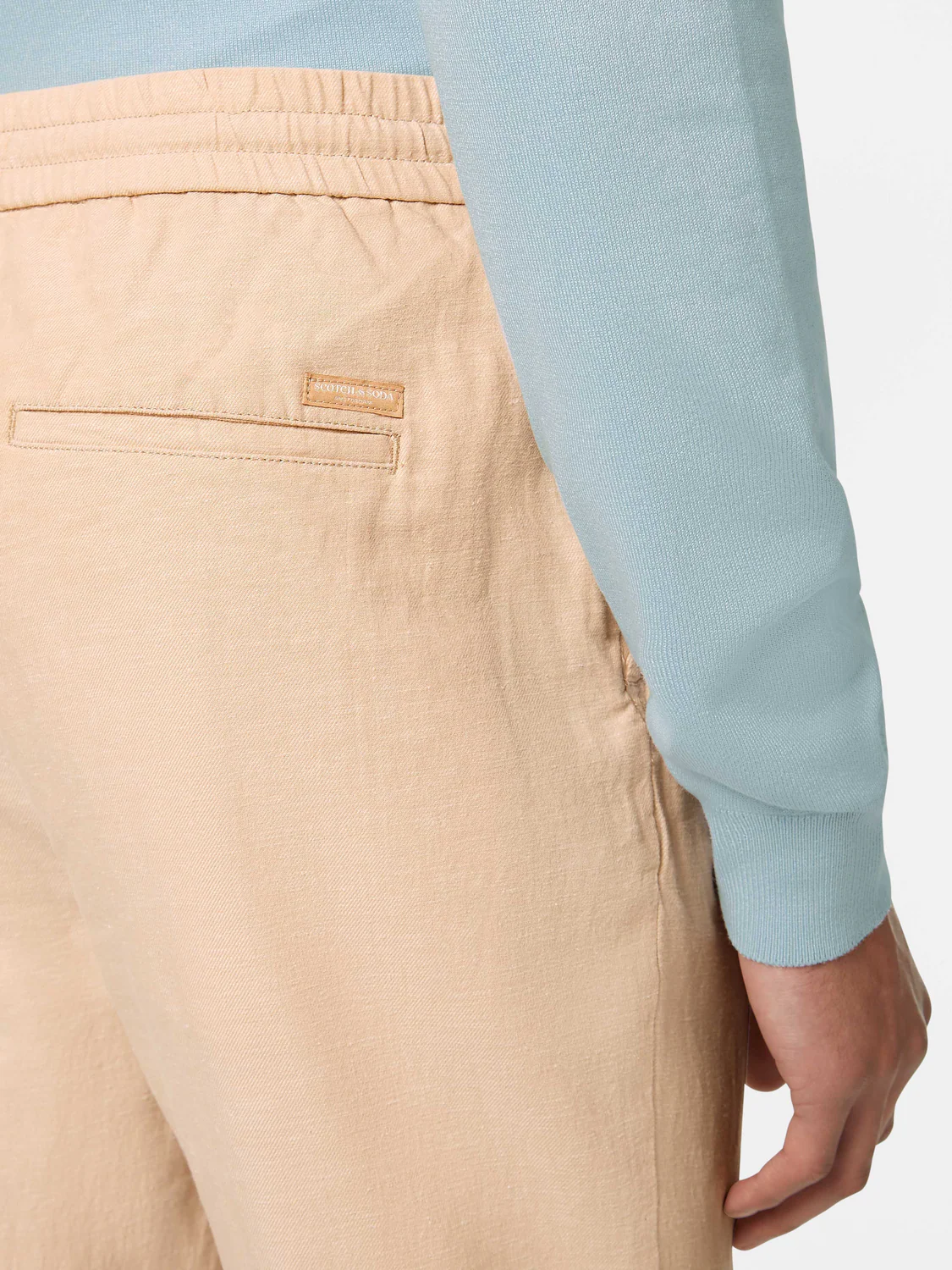 Warren Cotton-Linen Twill Jogger - Image 4